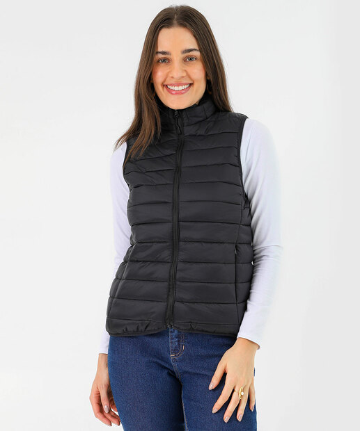 Image_Colete Feminino Puffer Bolsos Marisa Preto