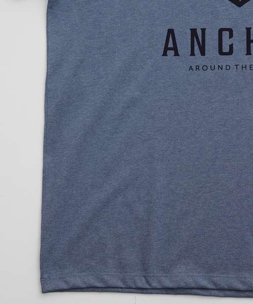 Camiseta Masculina Estampa Frontal Manga Curta