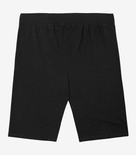 Bermuda Ciclista Feminina em Cotton Pesado Select Preto