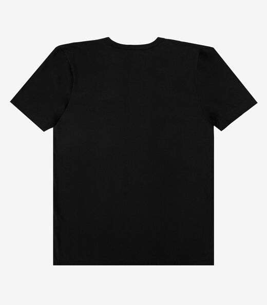 Camiseta Adulto Masculino em Meia Malha Rovitex Preto