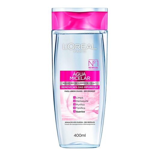 Image_Água Micelar L'Oréal Paris Solução de Limpeza 5 em 1 400ml