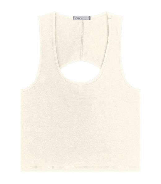 Regata De Cotton Leve Feminino Endless Bege