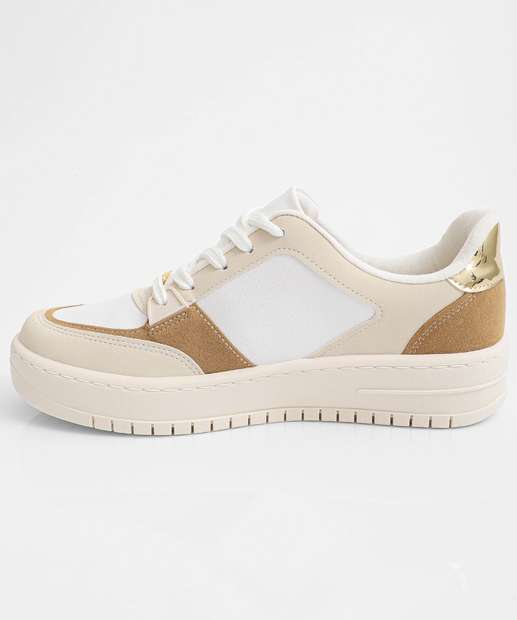Tênis Casual Feminino Recortes Vizzano