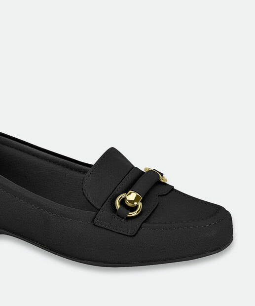 Mocassim Loafer Feminino Modare Preto