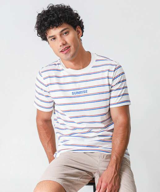 Image_Camiseta Masculina Listrada Marisa Off White