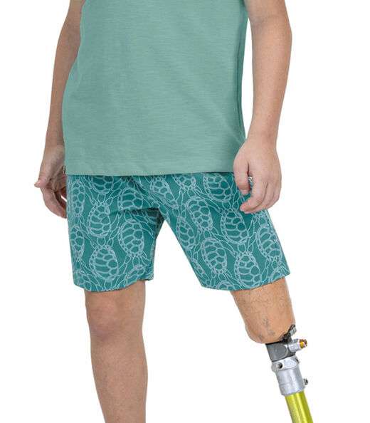 Image_Bermuda Infantil Em Microfibra Trick Nick Azul