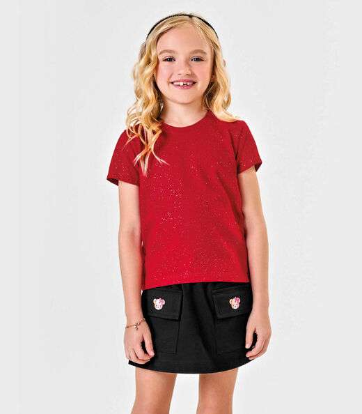 Image_Blusa Infantil Cotton Glitter Trick Nick Vermelho