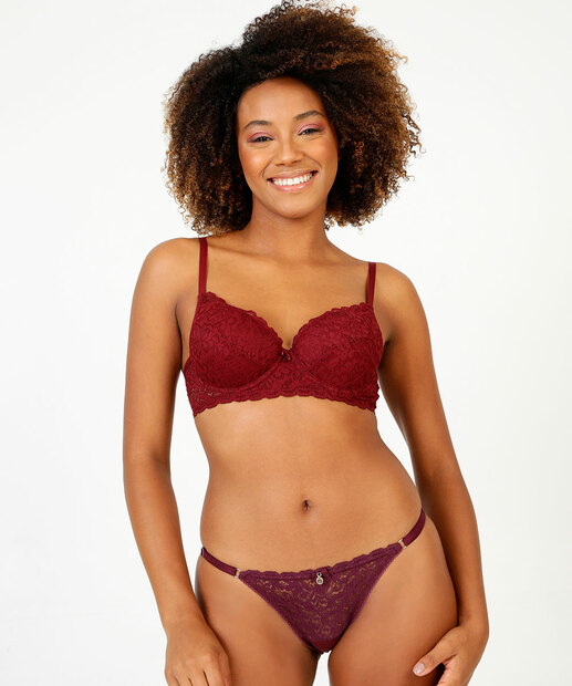 Calcinha String Renda Marisa 