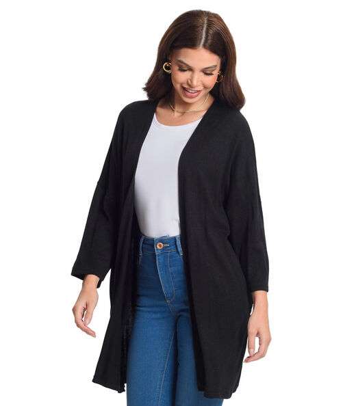 Image_Cardigan Alongado Rovitex Preto