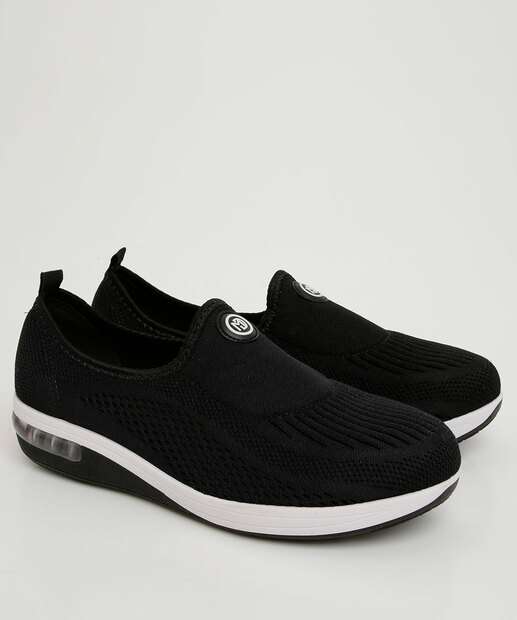 Tênis Casual Feminino Knit Textura Modare