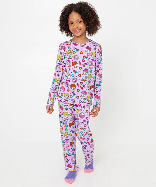 Image_Pijama Infantil Estampa Docinhos Marisa Tam 04 ao 12 Lilás