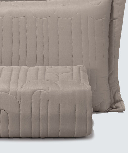 Kit Cobre Leito Casal Matelassê Ultraessence Hedrons 3 Peças