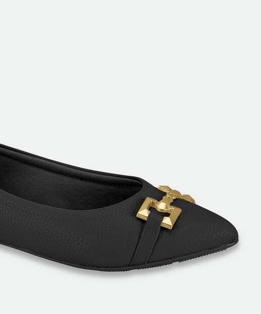 Sapatilha Feminina Bico Fino Modare Preto