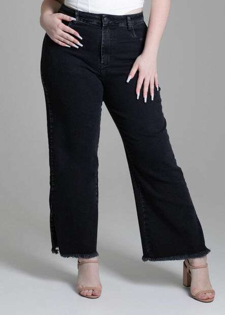 Calça Jeans Sawary Plus Size Cropped - 277862