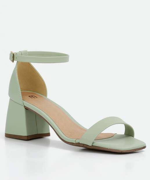 Sandália Salto Grosso Feminina Marisa