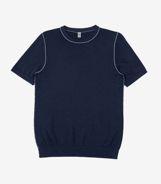 Image_Blusa Feminina Tricot Com Detalhe Rovitex Azul