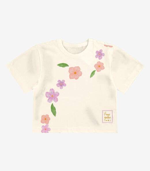 Blusa Infantil Feminina Rovitex Kids Bege