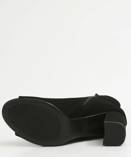 Bota Feminina Cano Curto Salto Grosso Bebecê