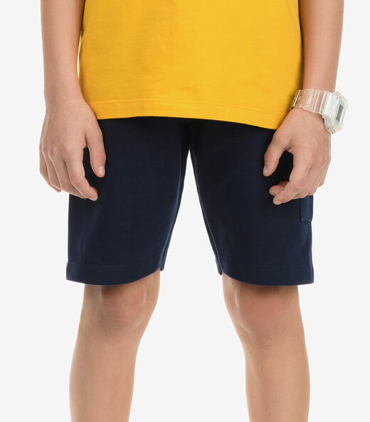 Conjunto Camiseta com Bermuda Menino Rovi Kids Amarelo