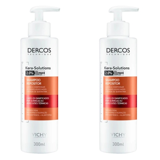 Image_Kit com 2 Unidades de Shampoo Vichy Dercos Kera Solution 300mL