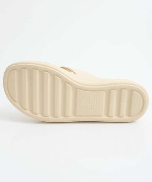 Tamanco Feminino Flatform Tiras Modare Off White