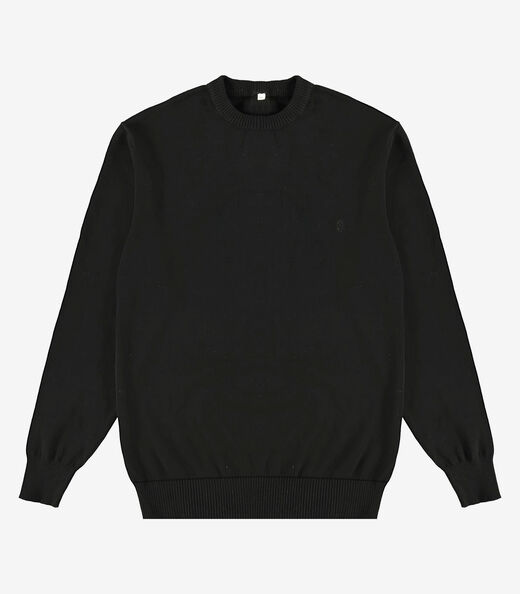 Suéter Masculino Tricot Diametro Preto