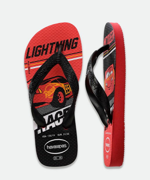 Chinelo Havaianas Infantil Top Carros Disney 
