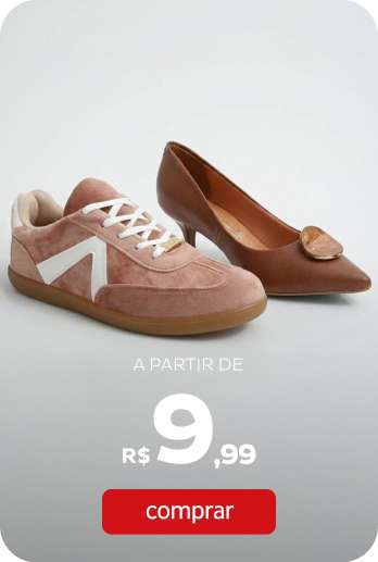 Calçados com até 60%