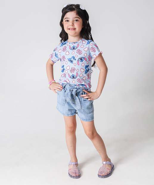 Image_Short Infantil Jeans Clochard Bolsos Tam 4 a 10 Azul