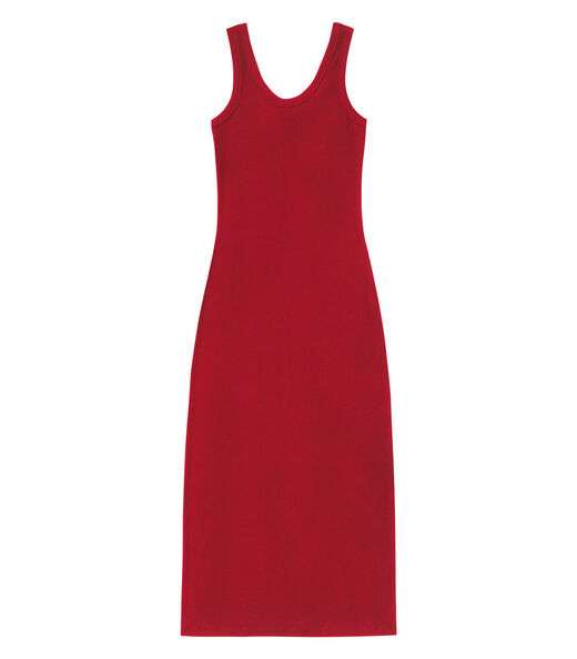 Vestido Midi De Ribana Feminino Endless Vermelho