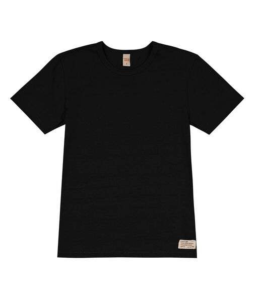 Camiseta Infantil Masculina  Meia Malha Trick Nick Preto