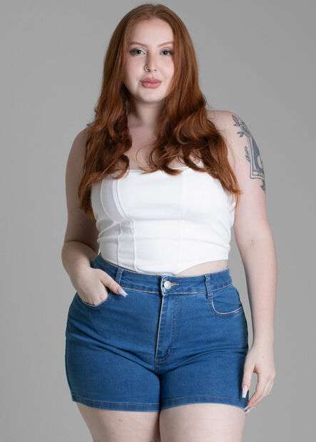 Shorts Jeans Sawary Plus Size - 278075