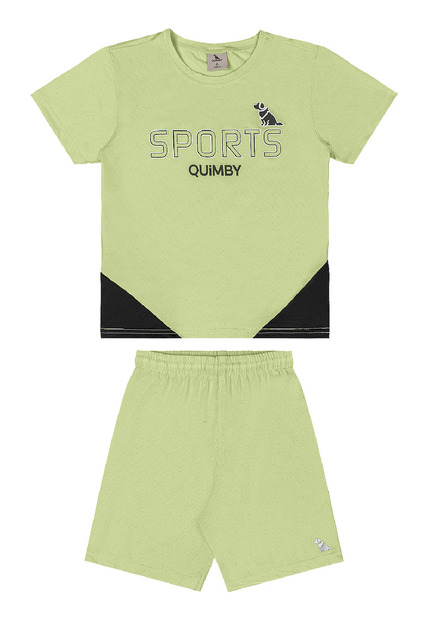 Conjunto Camiseta Bermuda Dry Fit Quimby