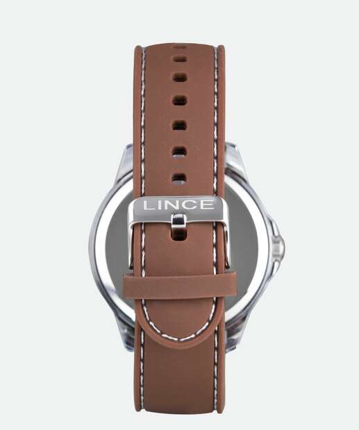 Kit Relógio Masculino Lince MRPM009L46 Marrom