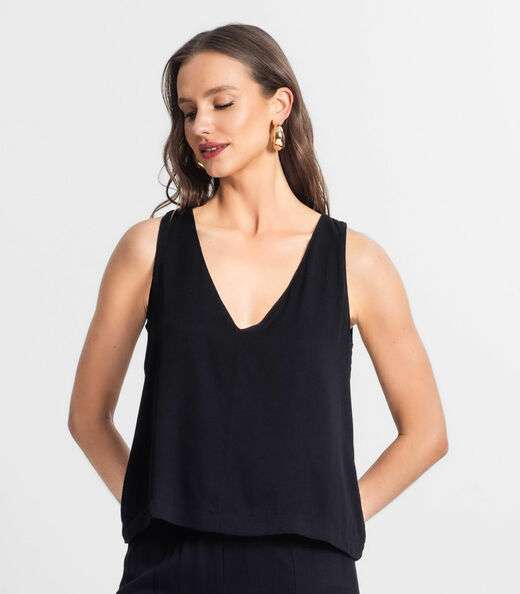 Regata Feminina Endless Preto