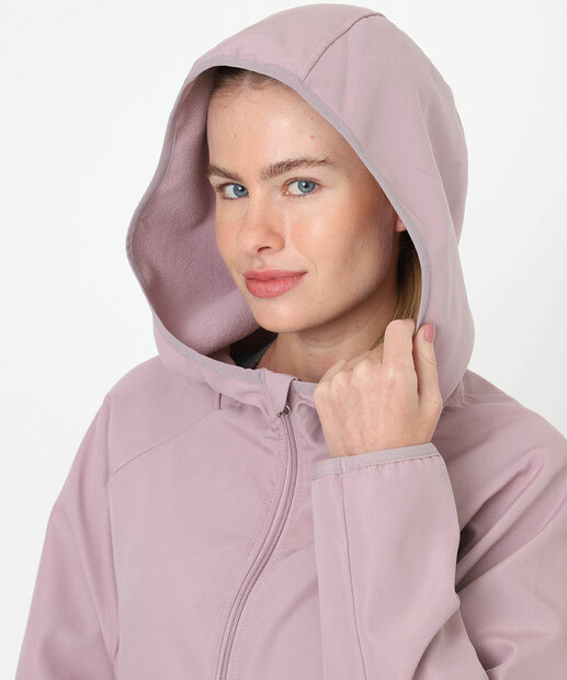 Jaqueta Feminino Fitness Corta Vento Marisa Lilás