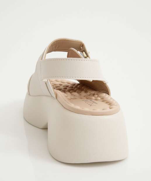 Sandália Flatform Feminina Fivela Modare