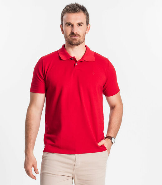 Image_Polo Básica Masculina Diametro Vermelho