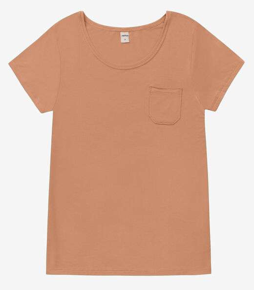 Image_Blusa Feminina Viscotorcion Com Bolso Rovitex Marrom