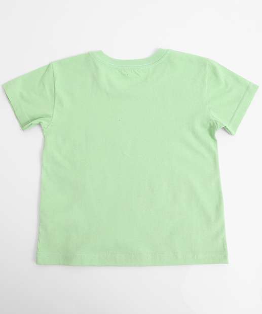 Camiseta Infantil Tubarão Marisa Tam 1 a 3 Verde
