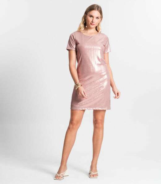 Vestido Feminino Metalizado Endless Unica