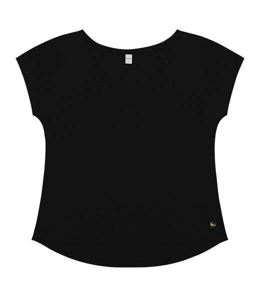 Blusa Feminina Viscotorcion Rovitex Preto