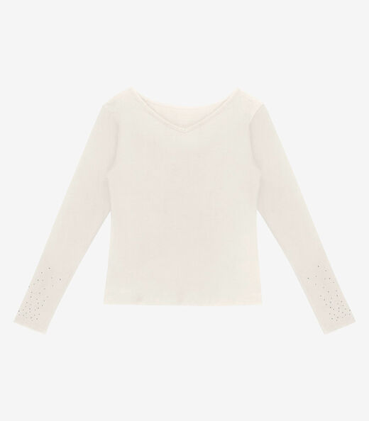 Image_Blusa Juvenil Manga Longa Moletinho Minty Bege