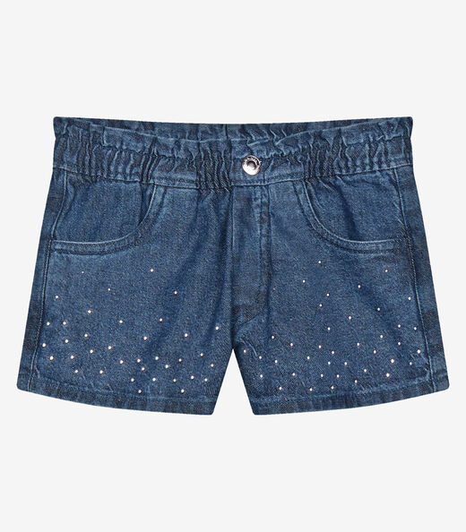 Image_Shorts Jeans Infantil Feminino Trick Nick Azul