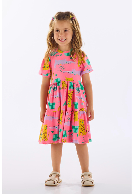 Image_Vestido Infantil em Cotton Estampado Up Baby