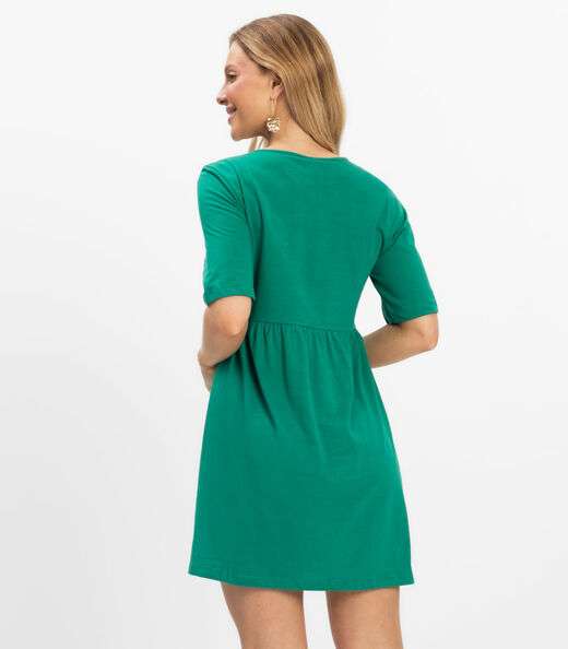 Vestido Feminino Liso Select Verde