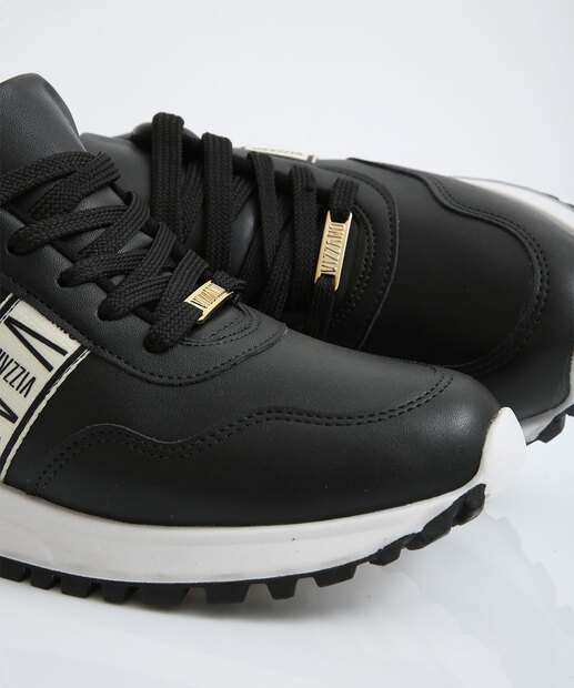 Tênis Casual Feminino Recortes