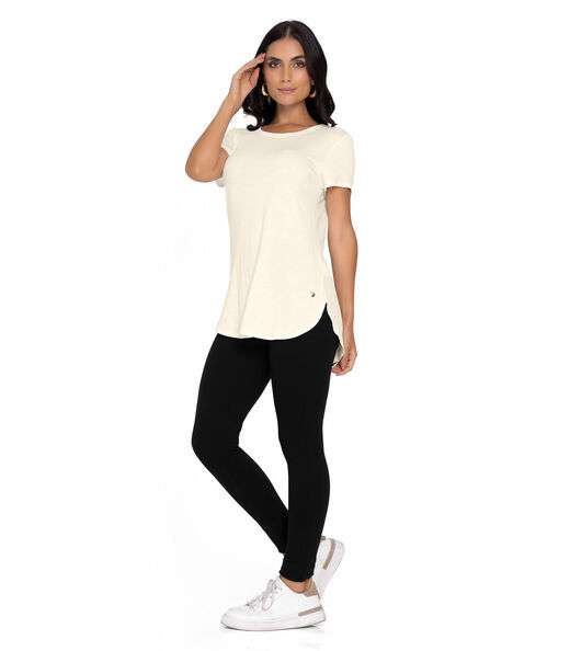 Blusa Feminina Andorra Flamê Básica Rovitex Bege