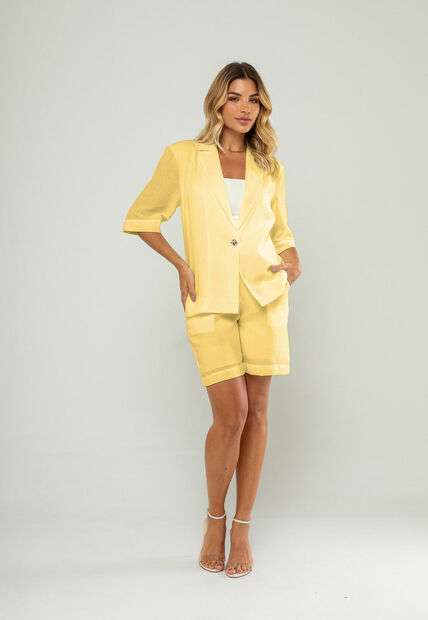 Image_Conjunto Blazer Com Bermuda Amarelo Salvatore