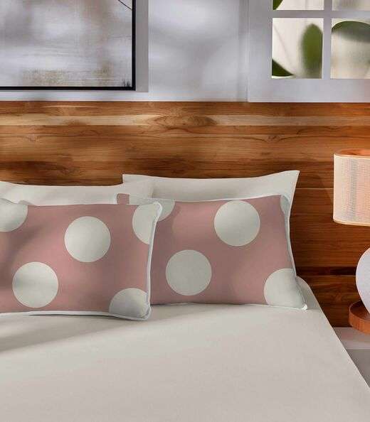 Jogo de Cama Queen Premium Fio Penteado Vivaldi Rosa